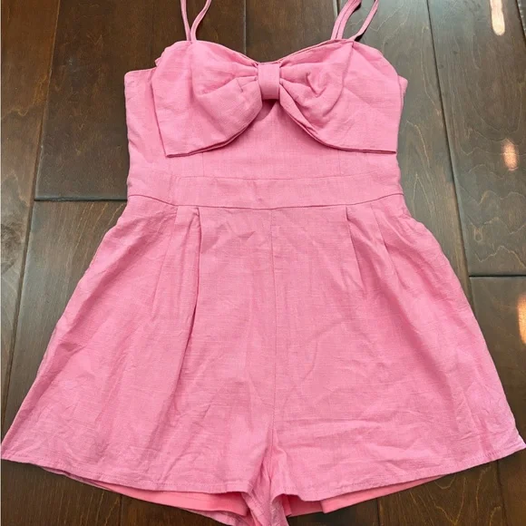Altar'd State Pink Romper - Picture 1 of 10